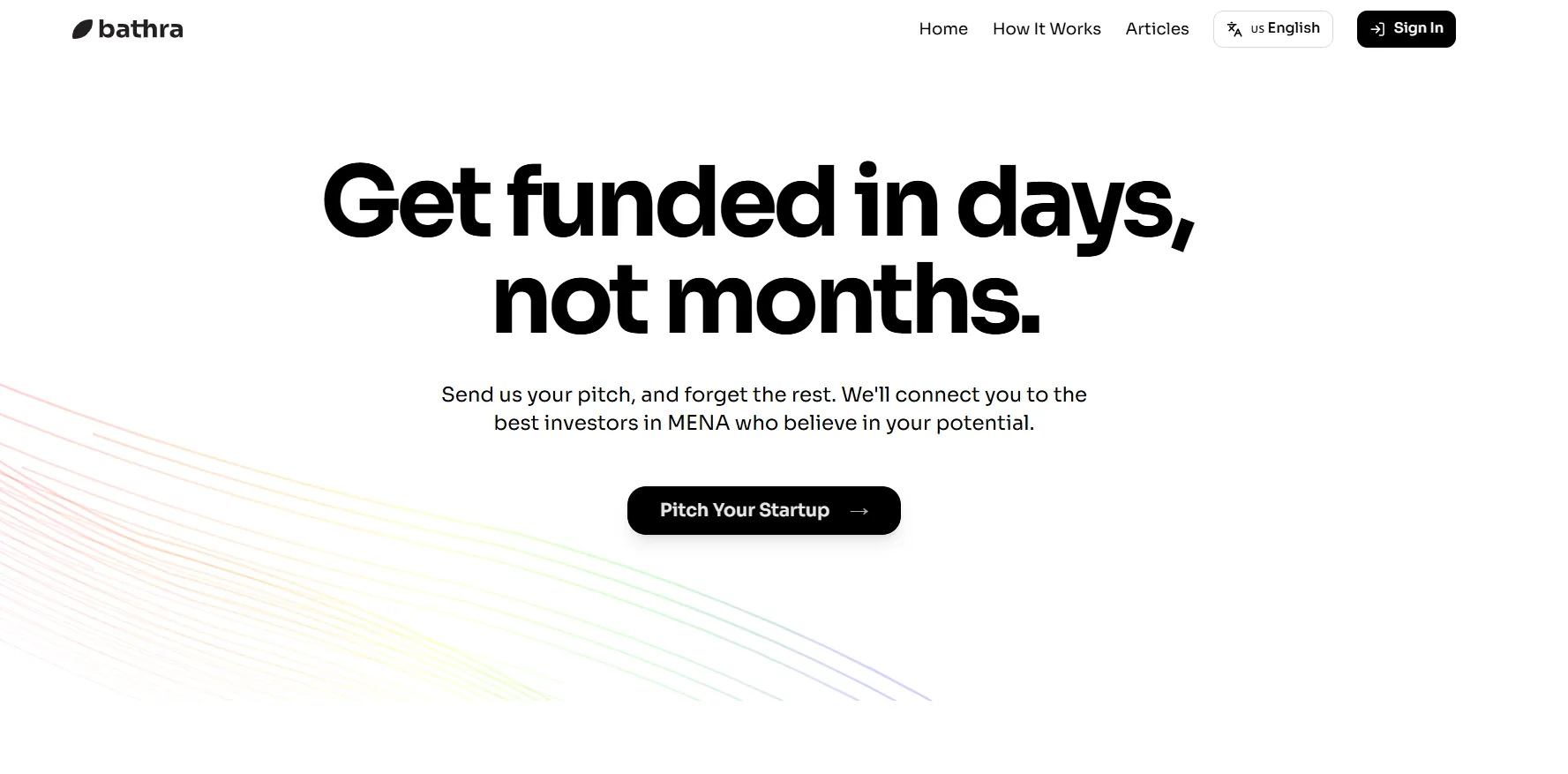 Bathra: Startup and VC connecting platform