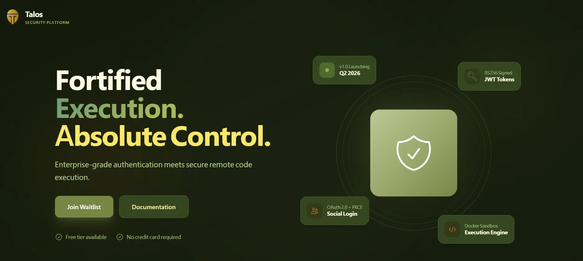 Talos - Security Platform