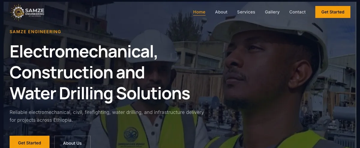 Samze Engineering project preview